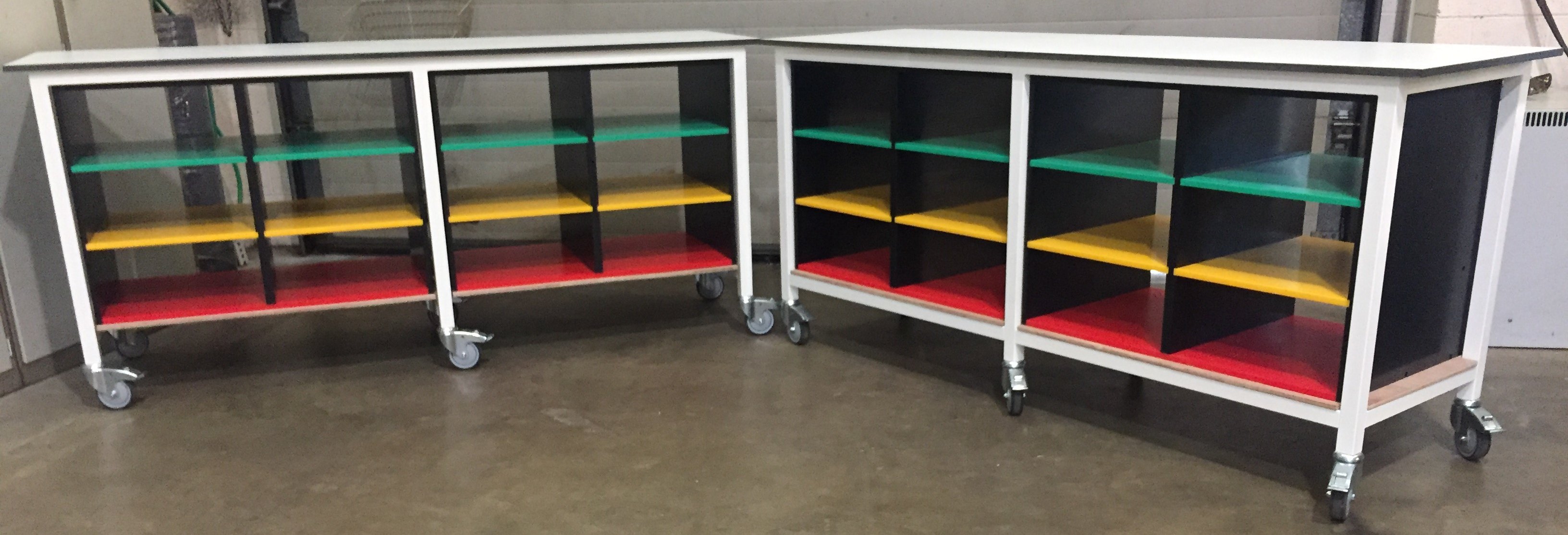 Laboratory Trolley With Acid Proof Top Laboratory Trolley With Acid Proof Top